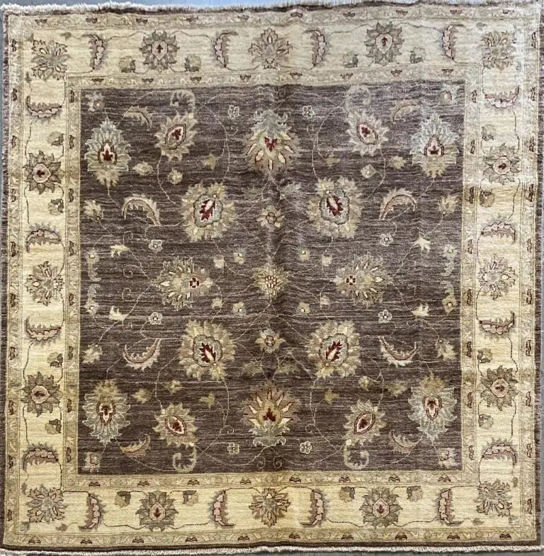 One Of The Kind Pakistani Hand-Knotted Rug 6'8" x 6'6"